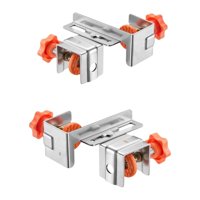 Magideal - 2 Piezas Cajón Ajustable Cajón De Fijación De Clips Cajón De Montaje Delantero Herramienta De Carpintería De Servicio Pesado Para Grosor De Tablero De