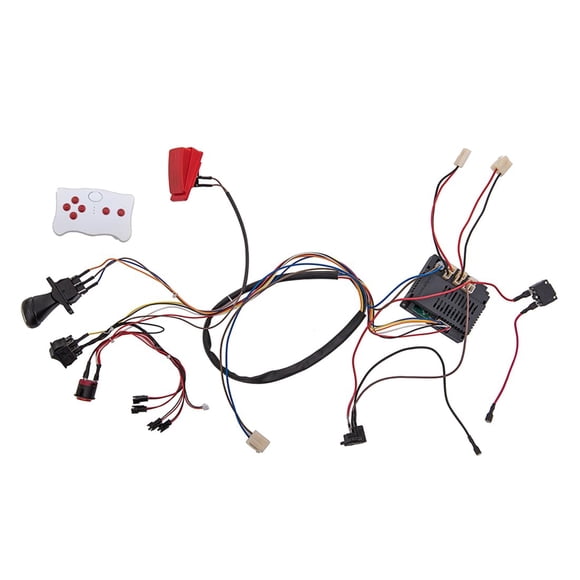 Kit de Cableado DIY 12V con Control Remoto Bluetooth para Auto Eléctrico Infantil Weelye