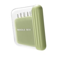 Magideal - Estuche Para Alfileres De Costura Portátil, Fácil De Transportar, Práctico Soporte Para Alfileres, Caja De Almacenamiento Para Acolchado A Mano, Manua Verde