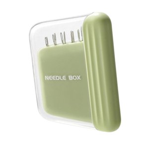 Magideal - Estuche Para Alfileres De Costura Portátil, Fácil De Transportar, Práctico Soporte Para Alfileres, Caja De Almacenamiento Para Acolchado A Mano, Manua Verde