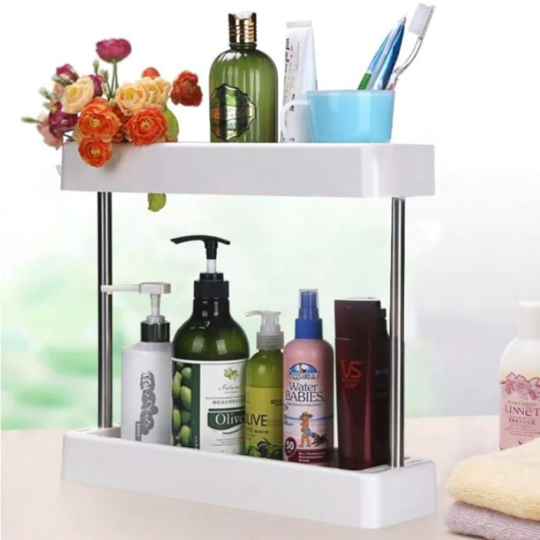 Bazuca - Rack Repisa Estante De Cocina De 2 Pisos