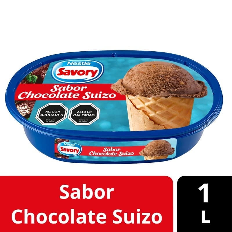 Helado Chocolate Suizo Cassata 1 L Savory