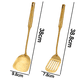 thumbnail image 2 of Juego de utensilios de cocina de acero inoxidable, 2 piezas de utensilios de cocina dorados, 2 of 5