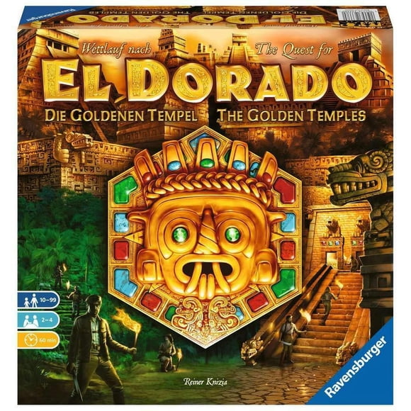 Juego de mesa Ravensburger The Quest for El Dorado para mayores de 10 años