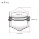 thumbnail image 2 of 8Pack Hebillas Deslizantes Ajustables de Metal, Correa de 20mm con Rodillo de Clip (Plata), 2 of 6
