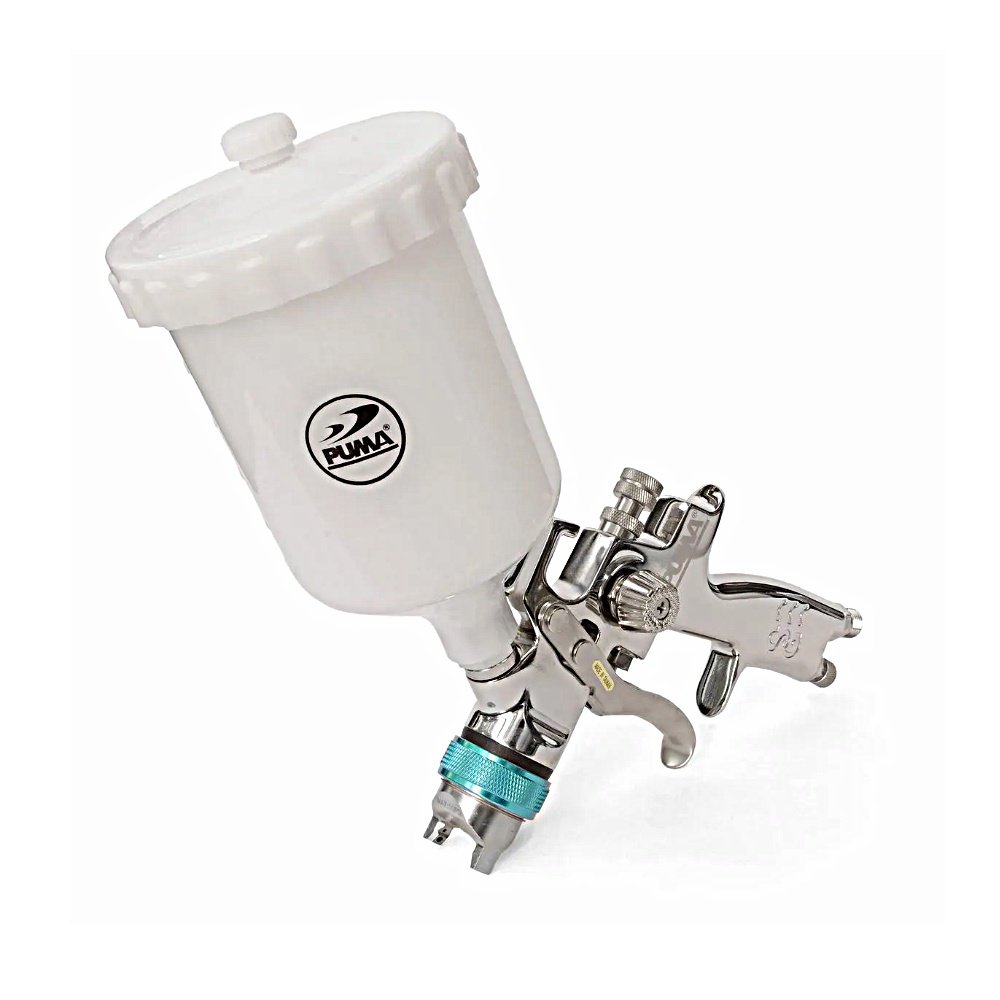 Rociador De Pintura Neumatico 1.3 Mm 600cc Hvlp As 1015hg Puma