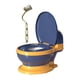 thumbnail image 2 of Orinal De Entrenamiento Para Ir Al Baño Tamaño Compacto Orinal Antideslizante Asiento Para Bebés De 0 A 7 Años Asiento De PP Azul, 2 of 5