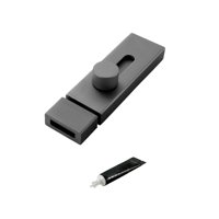 Bothyi - Pestillo De Puerta Cerradura Deslizante Pestillo De Perno Cilíndrico Para Patio Interior Y Exterior 100 Mm Gris