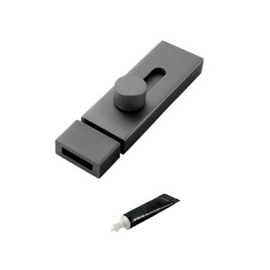 Bothyi - Pestillo De Puerta Cerradura Deslizante Pestillo De Perno Cilíndrico Para Patio Interior Y Exterior 100 Mm Gris