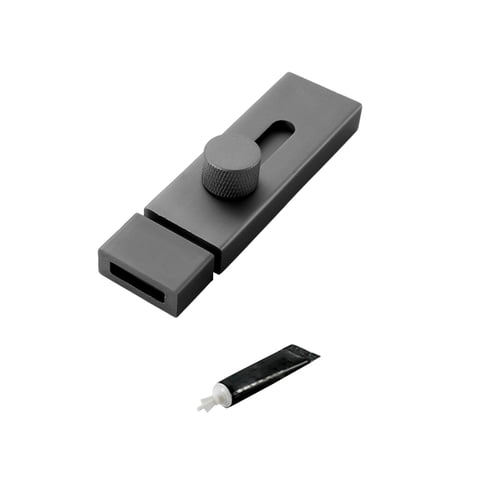 Bothyi - Pestillo De Puerta Cerradura Deslizante Pestillo De Perno Cilíndrico Para Patio Interior Y Exterior 100 Mm Gris