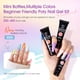 thumbnail image 3 of Kit de gel de uñas de polietileno ROSALIND, 20 colores, con lámpara UV y taladro, 3 of 9