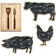 thumbnail image 1 of Recortes Beistle BBQ impresos por ambos lados, tamaño 18-23 cm, 1 of 2