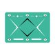thumbnail image 1 of Alfombrilla De Entrenamiento Para Pasos De Fútbol, Accesorios De Fútbol, Alfombrilla Para Puerta De Fútbol, Color Verde, 1 of 5