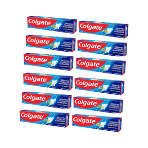 Pack 12 Pasta Dental Colgate Máxima Protección Anticarie 180G