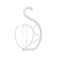 Magideal - Soporte Para Peluca Colgante, Soporte Para Secador De Pelo Para Múltiples Pelucas Y Sombreros, Organizador De Peluca Portátil, Gancho Para Herramienta Blanco