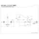 thumbnail image 3 of Grifo Kingston Brass Bel-Air de puente para montaje en pared, negro mate, 3 of 3