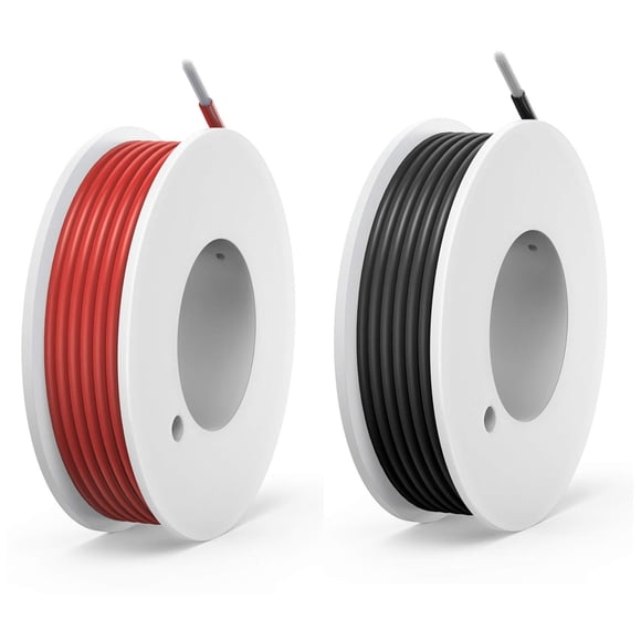 Cable eléctrico de silicona Haerkn 20 AWG 7 m rojo y negro