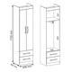thumbnail image 3 of Closet 2 Puertas Iluney Bicolor, 3 of 3