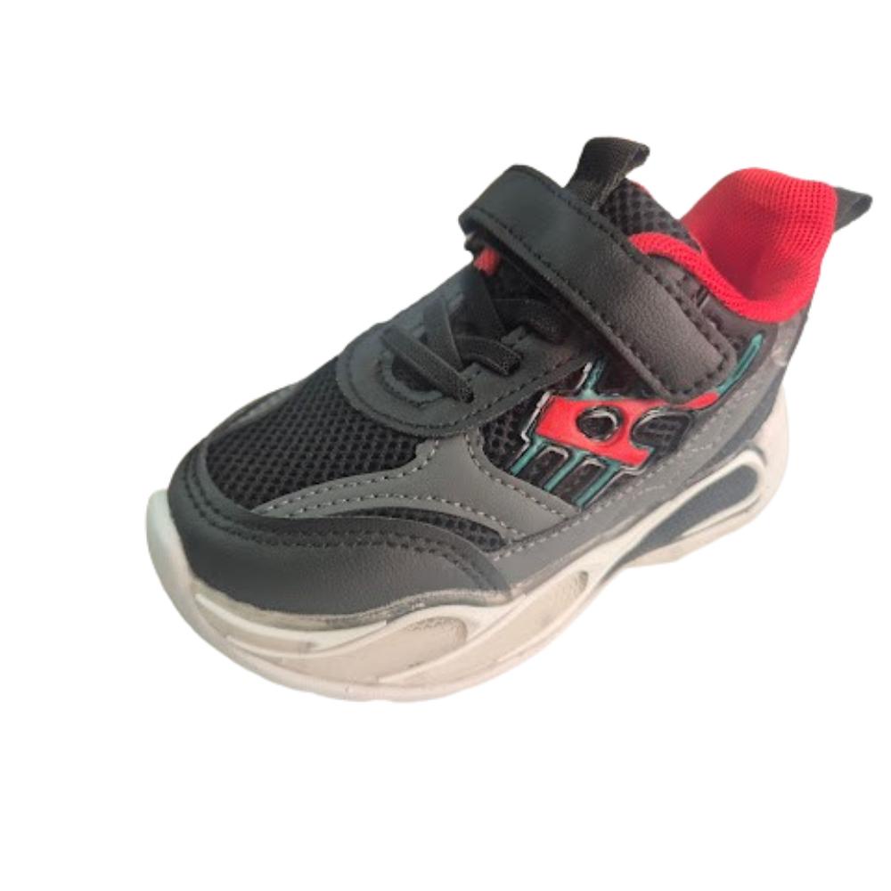 Vinnys Outlet - Zapatilla Urbana Luces Niño Rojo