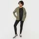 thumbnail image 4 of Polerón Mujer Deportivo Zipper Verde Mix Tela Corona, 4 of 5