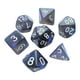 thumbnail image 1 of Juego De Dados Poliédricos De 7 Piezas Juego De Dados Para Juegos De Fiesta Juego De Mesa Juego De Cartas Negro Y Azul, 1 of 5