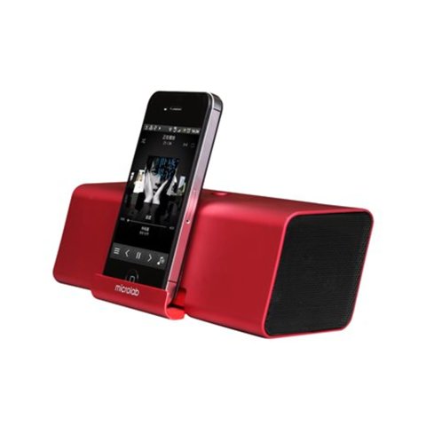 Bocina Bluetooth Inalámbrica Portátil Microlab Md212 Roja