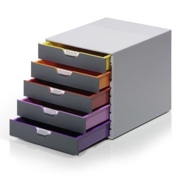 Cajonera Du-760527 Varicolor 5 Gris
