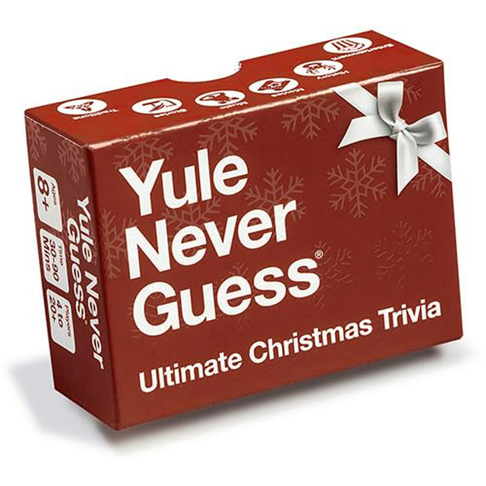 Juego De Cartas De Trivia Navideña Yule Never Guess 8+ Years
