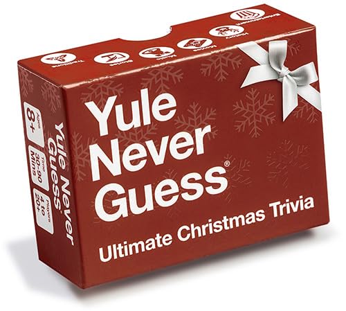 Juego De Cartas De Trivia Navideña Yule Never Guess 8+ Years