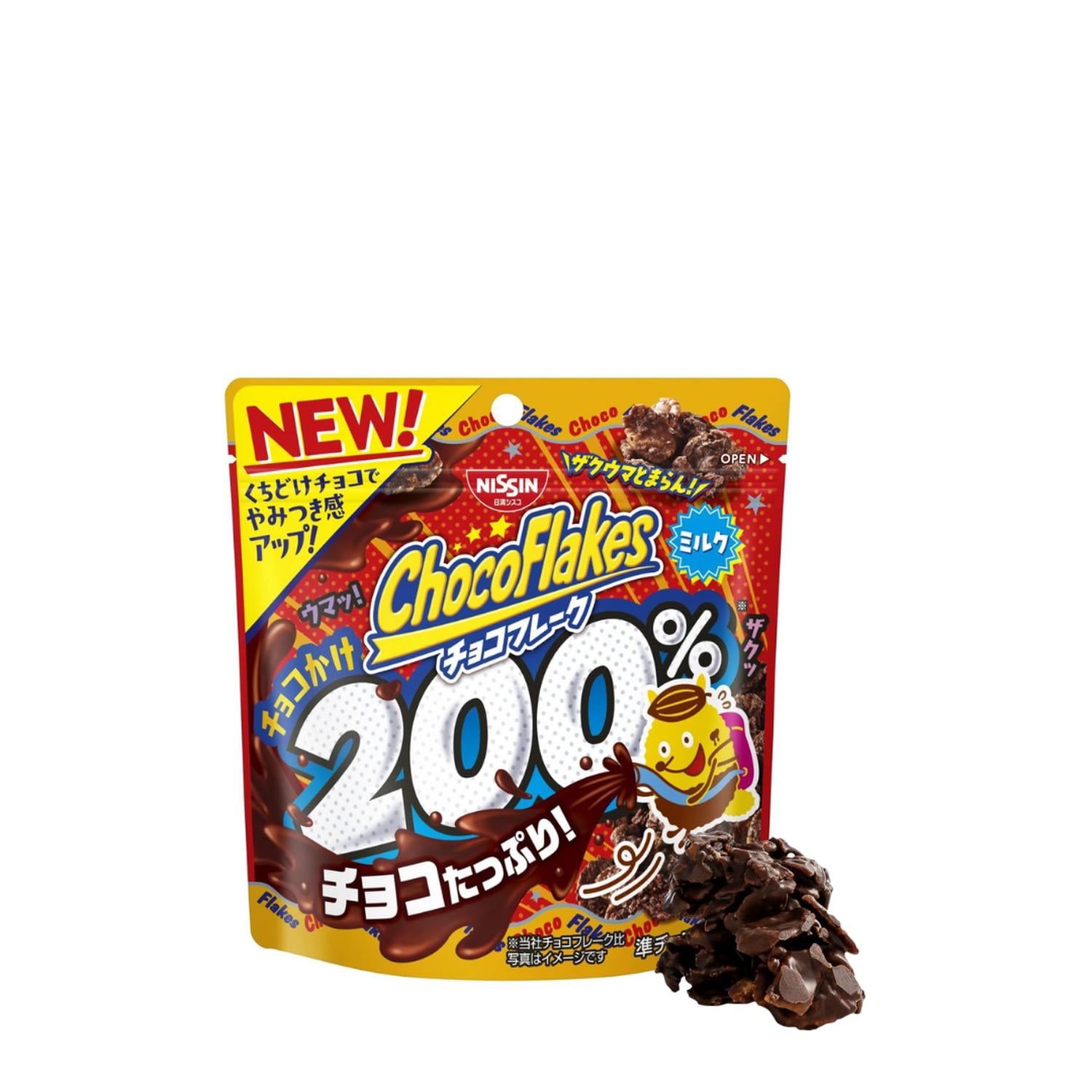 Kenko Foods - Copos Chocolates Flakes 200% Cubierto Chocolate Nissin 35 Gr
