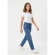 thumbnail image 2 of Pantal n Jeans Baggy Ni a Mezclilla Azul Recto, 2 of 3