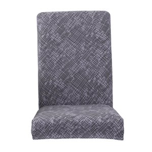 Magideal - Fundas Elásticas Para Sillas, Protector De Muebles Con Estampado De Respaldo Alto, Funda Para Silla Antisuciedad Para Sala De Estar, Banquete, Boda, C Estiloa