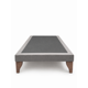 thumbnail image 4 of Cama 1,5 plaza Milano + Respaldo 1,5P Milano Gris Claro, 4 of 5