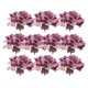 thumbnail image 3 of 10pcs Cabezas De Flores De Hortensia De Seda Para La Decoración De La Boda Nupcial Púrpura, 3 of 3