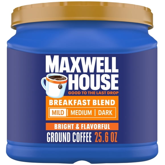 Mezcla para desayuno Maxwell House de café molido, 750 ml, tostado suave
