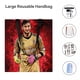 thumbnail image 4 of Gianluigi Donnarumma Bolso de tela con estampado de lienzo para mujer, bolsa de compras reutilizable y estética, con cremallera interior, regalo para mujer, 35 × 40 cm., 4 of 6