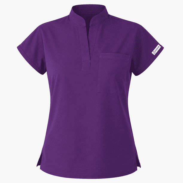 Delantal Mujer Anti fluidos Amapola. Morado - Art. AMAPOLA-4