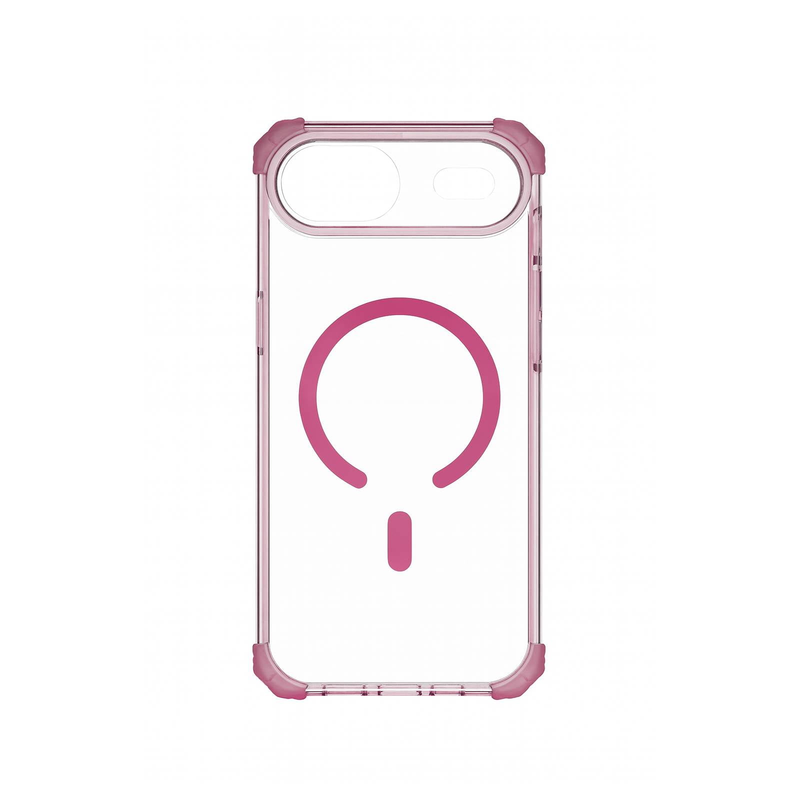 Joigo - Carcasa Antishock Clear Para Iphone 17 Air Magsafe Rosado