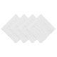 thumbnail image 1 of REGALWOVEN 12" x 12" Paños de Muselina de Algodón, Suaves y Absorbentes Paños Reutilizables para Cara para Baño, Cocina, Gimnasio, Spa, Oficina Blanco 4pk, 1 of 6