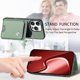 thumbnail image 3 of Funda Billetera Tejida para iPhone 16 Pro con Soporte y Tarjetero Verde, 3 of 5