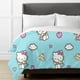 thumbnail image 2 of Hello kitty Bedding Sets Cartoon Duvet Cover Lightweight 3 Piece Bet Sets for Kids Boys Girls, 2 of 5