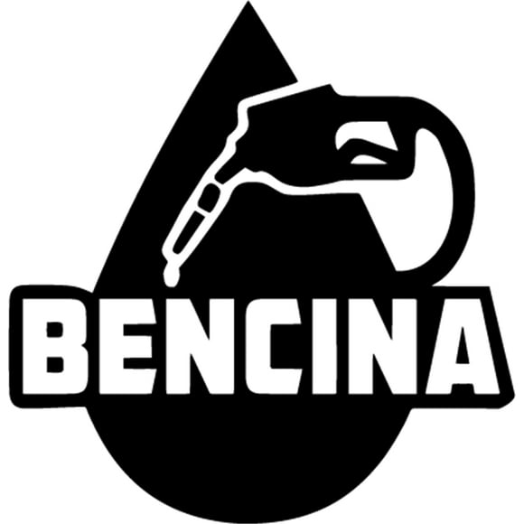 Sticker Tapa Gota Bencina Carga Combustible Auto Camioneta