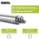 thumbnail image 3 of Cierrapuertas neumático Ideal Security de 23 cm, color plata, 3 of 7