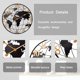 thumbnail image 3 of RELOJ KEQAM 61 cm Mapa del Mundo Metal Minimalista Silencioso, 3 of 6