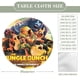 thumbnail image 2 of La pandilla de la selva-theme Fitted Round Tablecloths Elastic Edged Table Covers Waterproof Table Cloth for Kitchen Holiday Party Tables Decor 150cm, 2 of 6