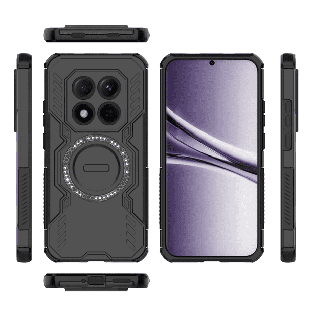 Funda GANGXUN para Xiaomi Redmi Note 15 Pro 5G , magnética, resistente a golpes, con soporte, unisex, carga inalámbrica