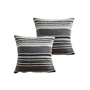 Parati - 2 Fundas De Cojines Diseño Chenille Lineas Mandala A1