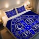 thumbnail image 1 of Saint Benedict Medal Christian Symbol of Faith Duvet Cover Set Exclusive for Halloween! Vintage Duvet Cover Set Bedding Ensemble, 1 of 1