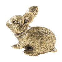 Bothyi - Estatuillas De Conejo Decoradas Con Adornos De 2,09 X 1,97 Pulgadas Estatua De Conejo Pequeña