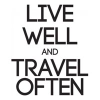 Rienda Libre Graphics - Decomural Live Well Travel Often Inspirational Ws-44205